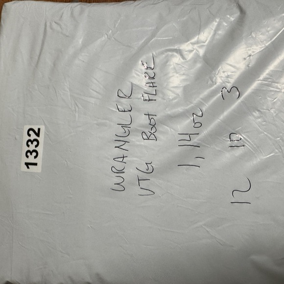 VTG 70s Wrangler 345DEN Boot Flare Jeans 40x32 USA Talon Zip Denim Bell bottom - Picture 13 of 13